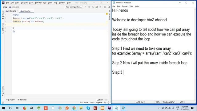 How to use foreach loop inside the array and get all value смотреть онлайн