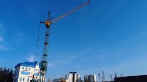 Жёлто-зелёный РЕДКИЙ ЭКЗЕМПЛЯР! Башенный кран КБ-402. Tower crane from USSR