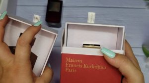 Распаковка Baccarat Rouge 540 extrait de parfum и сравнение с копией.