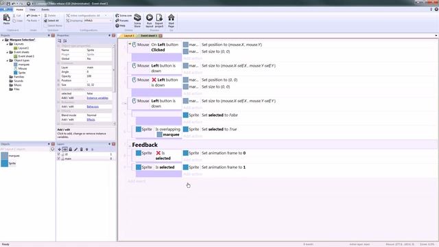 Construct 2 :: Marquee Selection - 2 / 6 смотреть онлайн