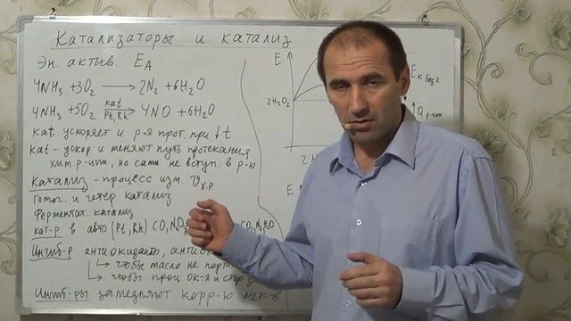 §6, 9 кл. Катализаторы и катализ. Видеоуроки по химии смотреть онлайн