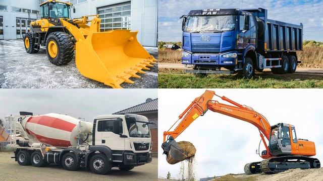 Изучаем строительный транспорт и технику смотреть онлайн