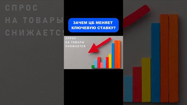 Зачем ЦБ меняет ключевую ставку. #shorts #инвестиции смотреть онлайн