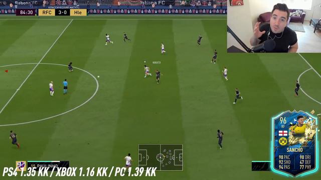 ОБЗОР | ДЖЕЙДОН САНЧО | ТОТС 96 | FIFA20 | РВЕТ СЕТКУ ИЛИ НЕТ?