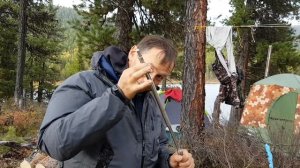 Ремонт рулевого троса в тайге