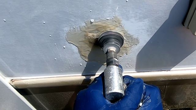 How to repair a crack or hole in fiberglass. #rv repair #how to diy смотреть онлайн