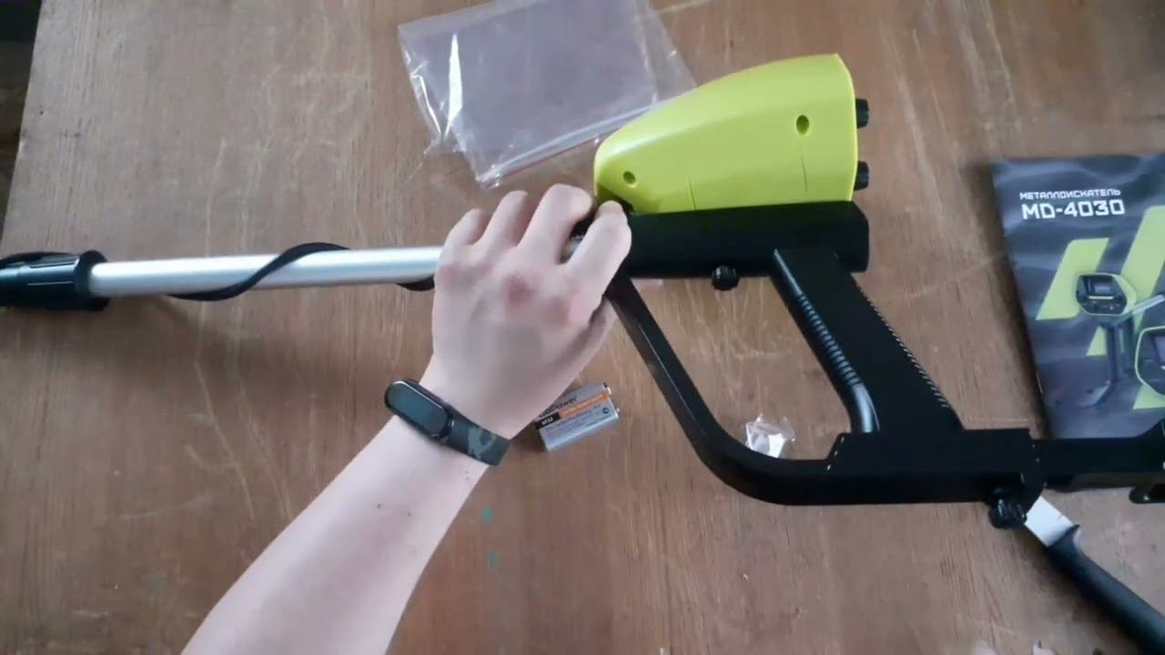 Распаковка и небольшой обзор металлоискателя МД 4030 смотреть онлайн