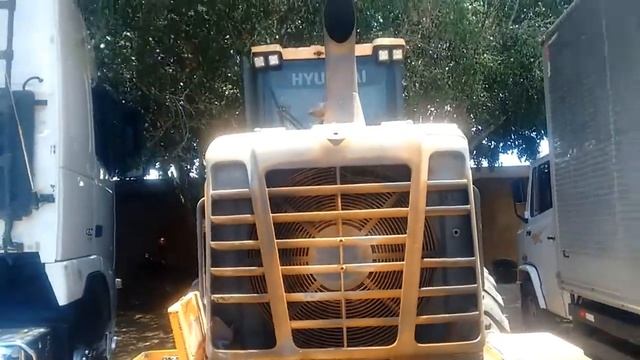 Carregadeira HL 740 9S Hyundai!! (Funcionamento/do/motor) смотреть онлайн