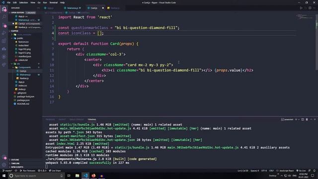 4. Shuffling and Adding Icons in Cards | React Card Flipping Memory Game | Parenthesis смотреть онлайн