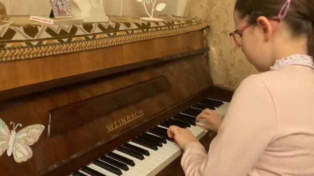 Аня. Гамма Соль мажор в 4 октавы в параллельном движении смотреть онлайн