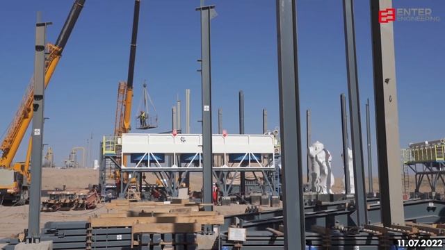 Строительство ДКС на месторождении «Южная Тандырча» смотреть онлайн