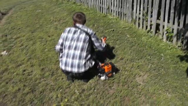 Триммер бензиновый Promo PBC-33 Юркин опыт, будни в деревне  #ru_kompass #триммер #мотокоса