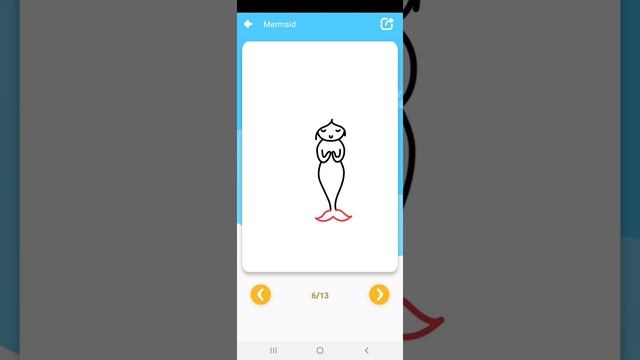 Шаг за шагом рисуем Русалку ? Step by Step mermaid ? смотреть онлайн