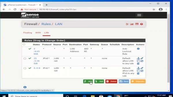 How to configure pfSense Firewall: Blocking Unwanted Website access