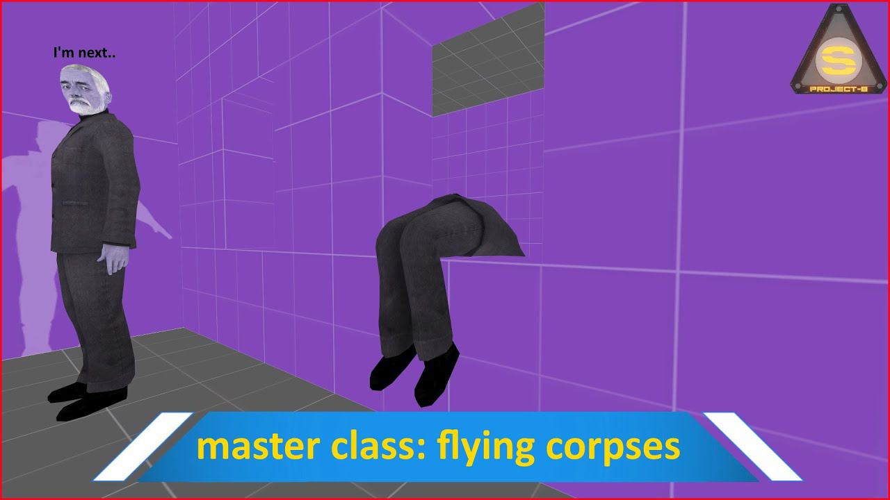 Source Engine - Master Class phys_ragdollmagnet + env_physexplosion смотреть онлайн