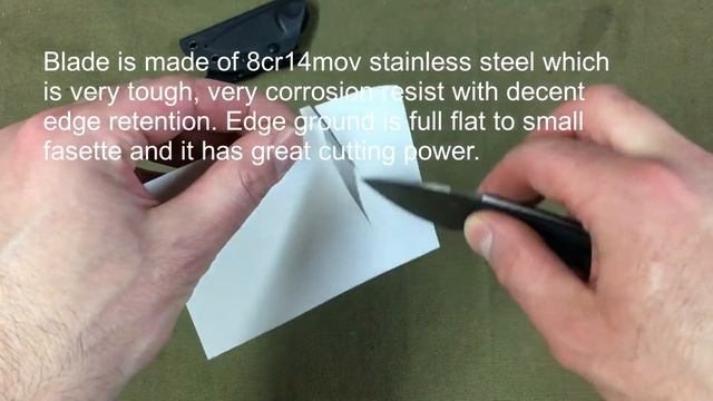 Tonife runer, neck EDC knife. 8cr14mov steel, G10, kydex multisheath. смотреть онлайн