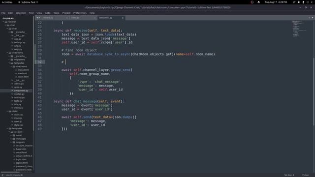 5. Building a Chat App With Django - Saving Messages in the DB - Django Channels Beginner Tutorial смотреть онлайн