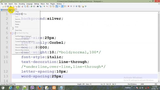 Css Font and Text part 2 смотреть онлайн