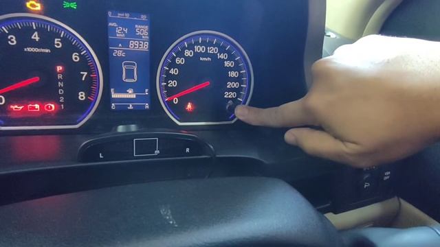 CRV GEN 3 2.4 2011. PENGETESAN CLUSTER INDICATOR