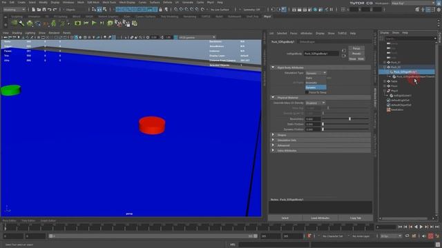 Autodesk Maya + PhysX (Урок 04) Основы симуляции Физики смотреть онлайн