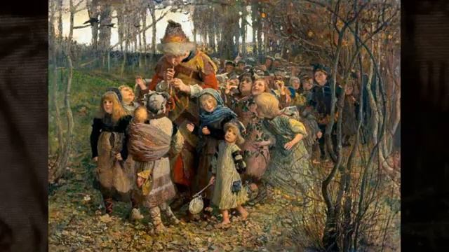 #Вышивка ЛЮБИМАЯ МЕЛОДИЯ #БелыйКролик Гаммельнский Крысолов #Многоцветка отчёт 15 смотреть онлайн