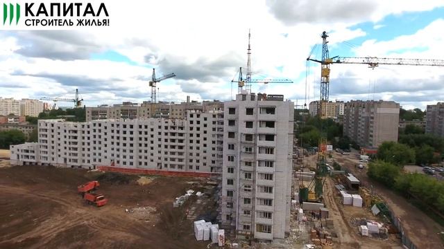 СМАРТ дом на Славянском проспекте| Ход строительства. Июнь 2018| Капитал - строитель жилья! смотреть онлайн