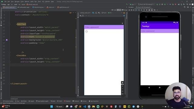 Android UI Design: Creating Forms using EditText, CheckBox| Android App Development Full Course 202 смотреть онлайн