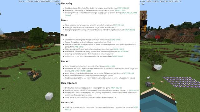 Minecraft Bedrock BETA ✅ 1.17.20.23 ✅ POTION GLITCH FIX ⚒️( Changelog ) MCPE,Xbox,Windows смотреть онлайн
