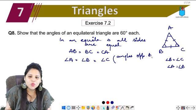 Class 9 Maths | Chapter 7 | Exercise 7.2 Q8 | Triangles | NCERT смотреть онлайн