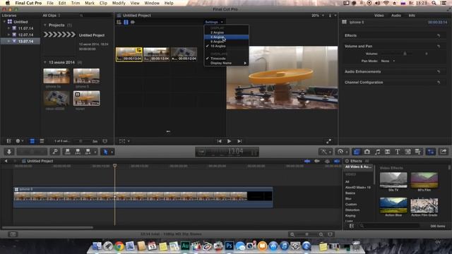 Монтаж видео. Многокамерный монтаж видео в Final Cut Pro X. смотреть онлайн