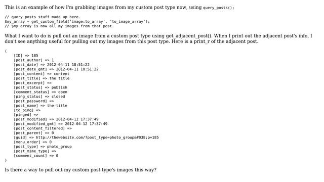 Wordpress: Getting custom post type info using get_adjacent_post (2 Solutions!!) смотреть онлайн