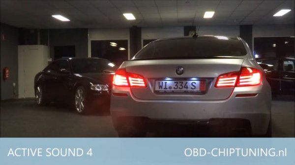 active sound BMW F10 M 550D OBD Chiptuning Almelo