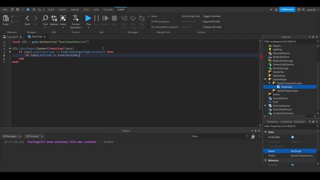 How to Script in Roblox in 2022! [Beginner Tutorial] (Part 3: UserInputService/Keybinds) смотреть онлайн