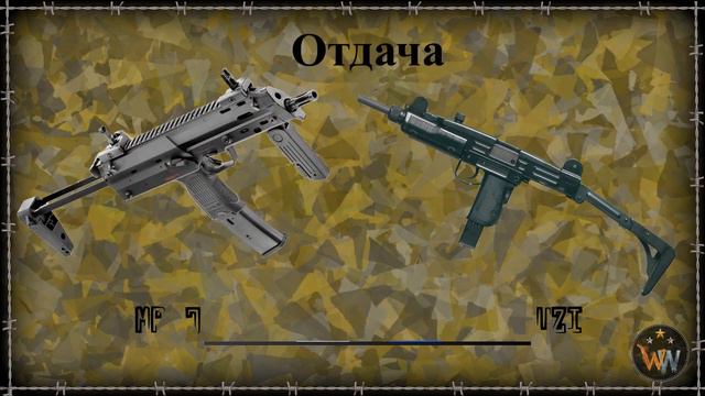 УЗИ VS MП 7 - Сравнение Оружия | MP 7 VS UZI смотреть онлайн