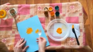 Мастер-класс «Рисуем мать-и-мачеху»