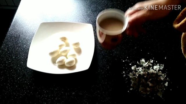 Завтракаем ,перепелиные яйца и кофе. смотреть онлайн