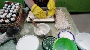 Покраска Газетных Трубочек? в Белый цвет. Рецепт никогда не подводил?Плетение из Бумажной лозы☑️