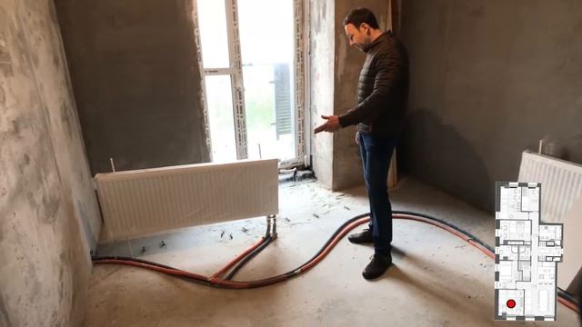 Начало ремонта в квартире 117 м2; ЖК "Резиденции композиторов" смотреть онлайн