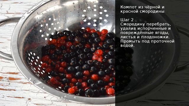 Компот из чёрной и красной смородины . Рецепт от шеф повара Максима Григорьева смотреть онлайн