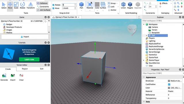 how to ROTATE and MOVE a block smoothly ROBLOX Studio Tutorial (straight to the point 13 secs) смотреть онлайн