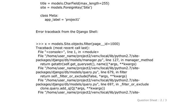 Django : Django 1.8 - FieldError: Cannot resolve keyword into field смотреть онлайн