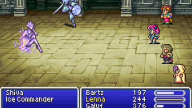 Final Fantasy V Advance - Shiva ( before Karnak / without flame rod) смотреть онлайн