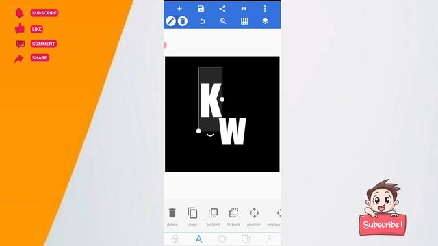 Logo Design Kw Name Design editing kweditingwala ligodesign