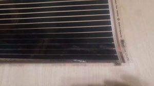 Пленочный теплый пол. Подключение проводов. Пожаробезопасное крепление провода методом паяния