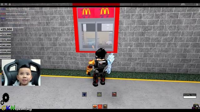 Built A McDonald's Drive Thru In Roblox CKN Gaming смотреть онлайн