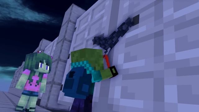 Monster School : Superheroes Cute Girls - Zombie, Creeper, Skeleton - Minecraft Animation смотреть онлайн
