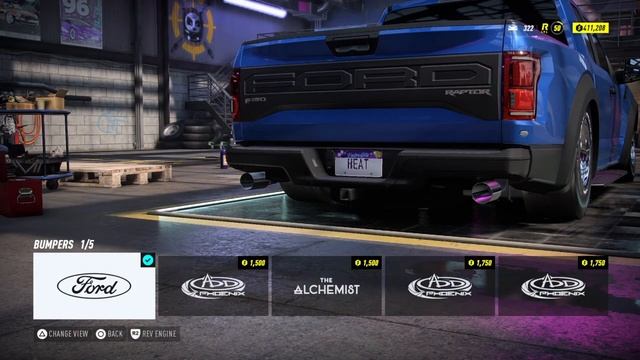 NEED FOR SPEED HEAT - 900HP ford raptor DRAG BUILD смотреть онлайн