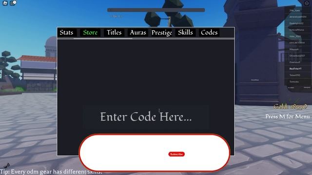 ALL *NEW* SECRET OP CODES In Roblox Untitled Attack On Titan! (2022) смотреть онлайн