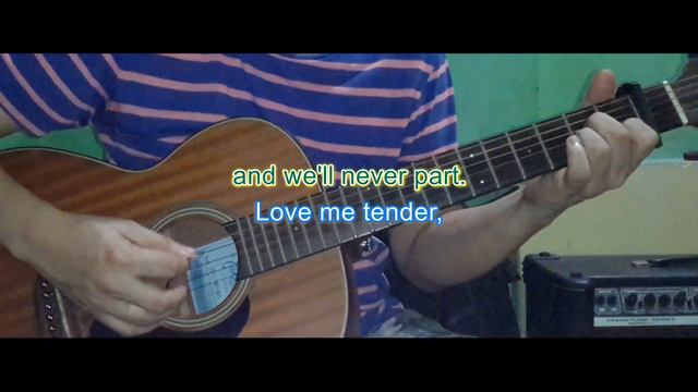 Elvis Presley - Love Me Tender (Acoustic Karaoke) смотреть онлайн