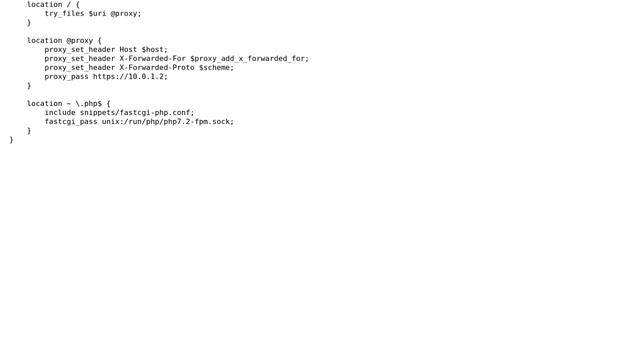 Nginx - Conditional proxy_pass to PHP смотреть онлайн
